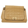 Secondhand Chanel Chocolate Bar Flap Bag Quilted