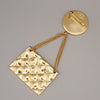 Chanel Vintage Medallion Flap Bag Brooch Metal