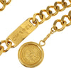Chanel Vintage Medallion Logo Chain Belt Metal