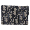 Christian Dior Saddle Card Case Oblique Canvas