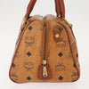 Secondhand MCM Visetos logogramme Handbag Canvas and