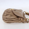Miu Miu Coffer Satchel Matelasse Leather