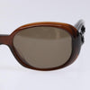 Secondhand Chanel Camélia sunglasses Brown Plastic Accessories