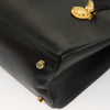 Versace Vintage Flap Shoulder Bag Leather