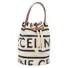Secondhand Celine Teen Drawstring Plein Soleil Bucket Bag Canvas with