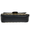 Gucci GG Marmont Flap Bag Diagonal Quilted GG Canvas with Leather