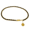 Chanel Vintage Medallion Chain Belt Metal and Leather