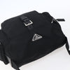 Secondhand Prada Side Pocket Flap Messenger Bag Tessuto