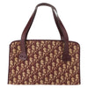 Christian Dior Vintage Trotter Handbag Canvas