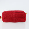 Chanel Vintage Front Pocket Camera Shoulder Bag Suede