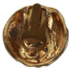 Chanel Vintage Round CC Clip-On Earrings Metal