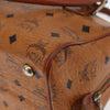 Secondhand MCM Visetos logogramme Handbag Canvas and