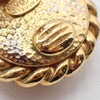 Secondhand Chanel Vintage Round Clip-On Earrings Metal with Faux