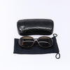 Secondhand Chanel Camélia sunglasses Brown Plastic Accessories