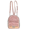 Chanel Waterfall Backpack Sequins with Leather