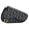 Secondhand Christian Dior Saddle Zip Pouch Diorissimo