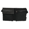 Gucci Vintage Double Belt Bag GG Canvas with Leather