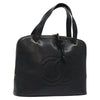 Chanel Coco Mark Black cakfskin