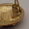 Secondhand Chanel Vintage CC Round Clip-On Earrings