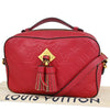 Louis Vuitton Saintonge Handbag Monogram Empreinte Leather