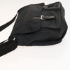 Fendi Vintage Double Buckle Flap Shoulder Bag Nylon