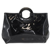 Celine Circle Logo Handbag Patent Leather