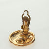 Chanel Vintage Round CC Clip-On Earrings Metal
