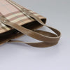 Secondhand Burberry Nova Check Tote Canvas and