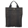 Secondhand Hermes Herline Backpack Gray Canvas Bags