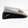 Salvatore Ferragamo Vintage Gancini Chain Shoulder Bag Patent Leather