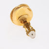 Secondhand Chanel Vintage Round Clip-On Earrings Metal with Faux