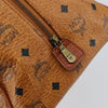 MCM Visetos Handbag Canvas and Leather