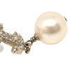 Secondhand Chanel CC Pearl Drop Earrings Faux Pearl and