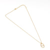Secondhand Christian Dior CD Pendant Necklace Gold-plated