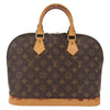 Louis Vuitton Alma Handbag Monogram Canvas