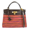 Hermes Kelly Handbag Vibrato and Box Calf with Gold Hardware