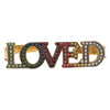 Gucci Loved Palm Cuff Ring Crystal Embellished Metal