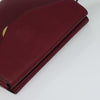 Secondhand Celine Circle logo Burgundy Leather Bags