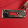 Secondhand Hermes Birkin Handbag Red Epsom with Palladium Hardware