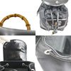 Secondhand Gucci Vintage Bamboo Backpack Nylon and