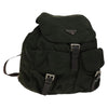 Secondhand Prada Double Front Pocket Backpack Tessuto