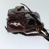 Secondhand Gucci Vintage Bamboo Backpack Patent
