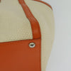 Salvatore Ferragamo Gancini Tote Canvas and Leather
