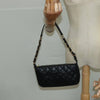 Chanel Timeless CC Chain Pochette Quilted Caviar