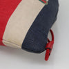 Gucci Logo Drawstring Backpack Striped Canvas