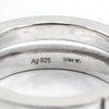 Gucci Logo Band Ring Sterling Silver