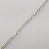 Secondhand Gucci Interlocking G Plate Pendant Chain Necklace Silver 925