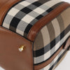 Burberry Alchester Convertible Satchel House Check Canvas