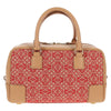 Loewe Amazona Bag Leather and Jacquard Canvas
