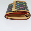 Secondhand Louis Vuitton Porte-Monnaie Plat Coin Purse Monogram Multicolor